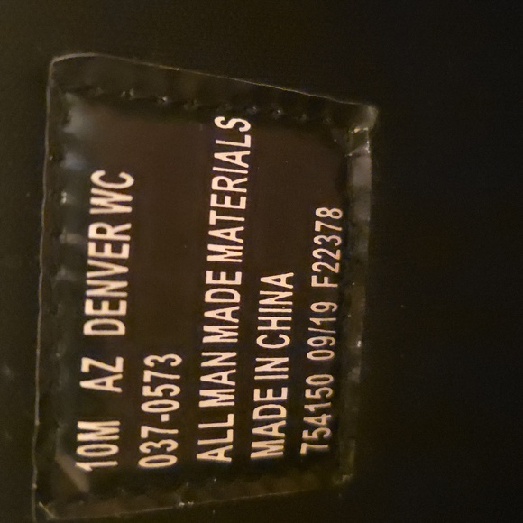 Arizona Jean Company Black and Brown Two-Tone Leather Riding Boots Size 10 WC - Picture 5 of 5